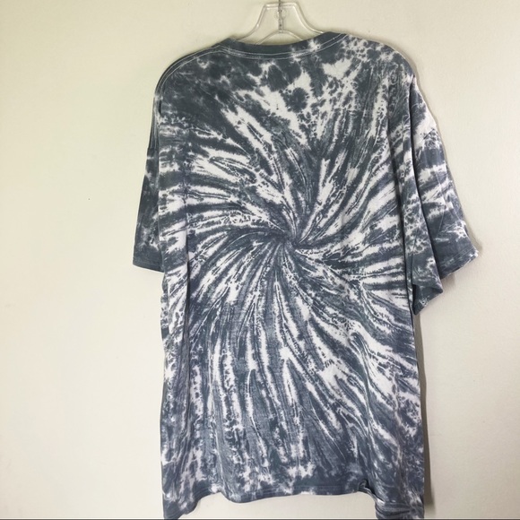 BE HAPPY smiley face tie-dye Tee Shirt Size 2XL EUC - Picture 2 of 2